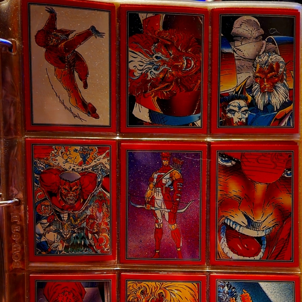 Vintage YOUNGBLOOD BY COMIC IMAGES 1992 CARDS Rob Liefeld. Cards 10-18 set of 9